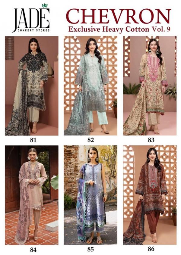 Jade Chevron Vol-9 – Karachi Dress Material